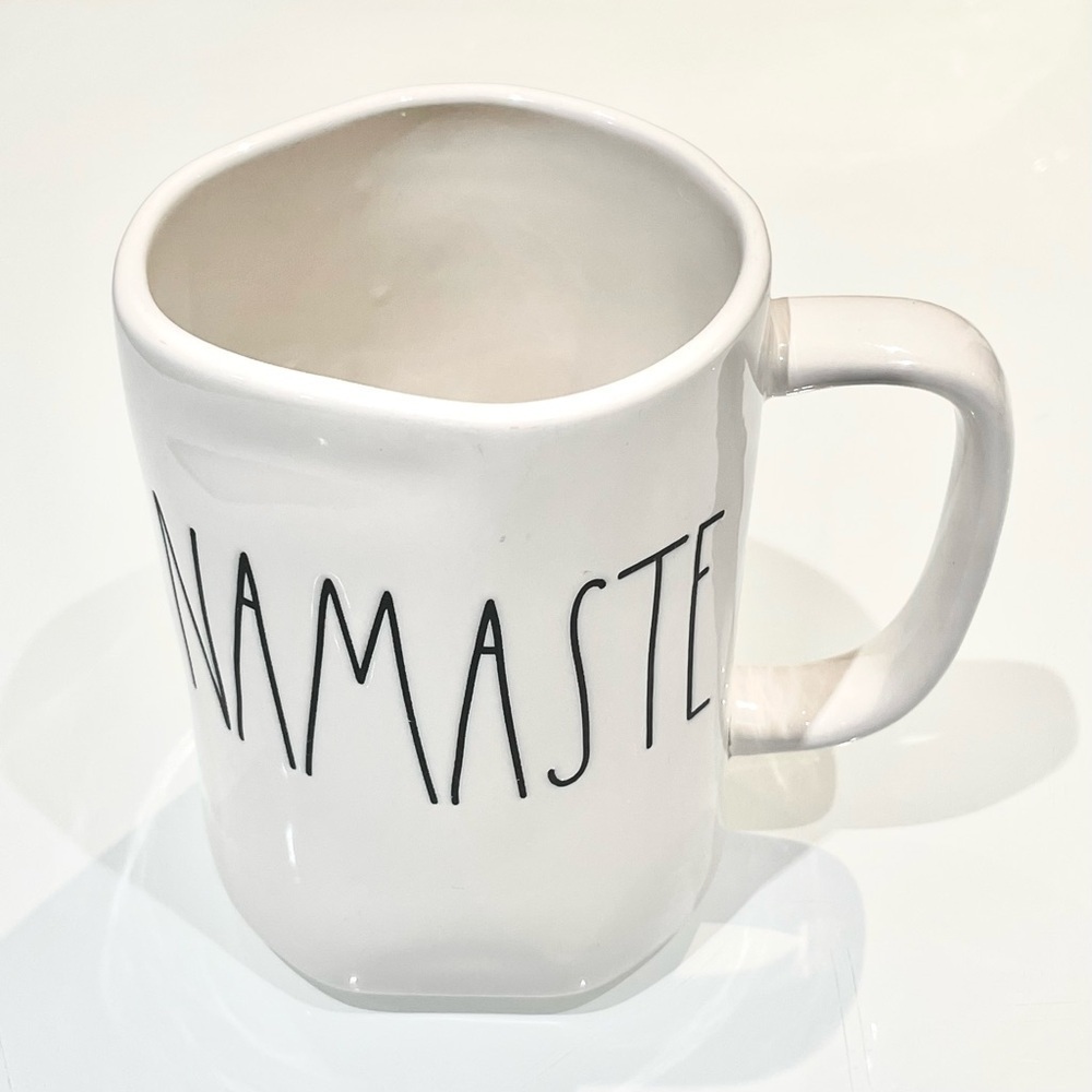 Rae Dunn "Namaste" Mug - White